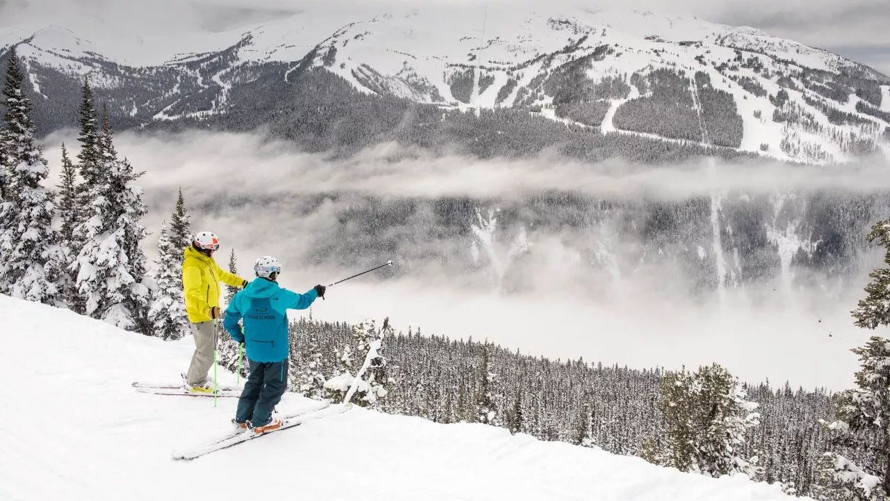 当然也有好消息,由于天气寒冷,雪量充足,滑雪胜地威斯勒(whistler)和