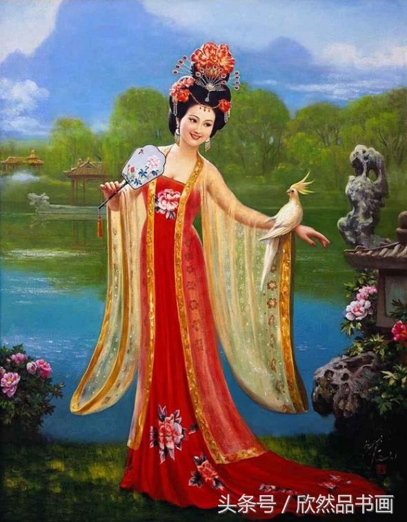 连续四次创华人作品最高价位纪录——刘宇一油画《四大美女》欣赏