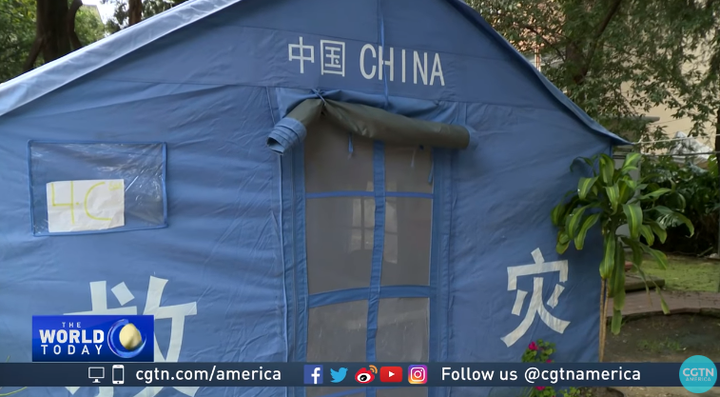 墨西哥地震一年了 女运动员仍住中国援助帐篷