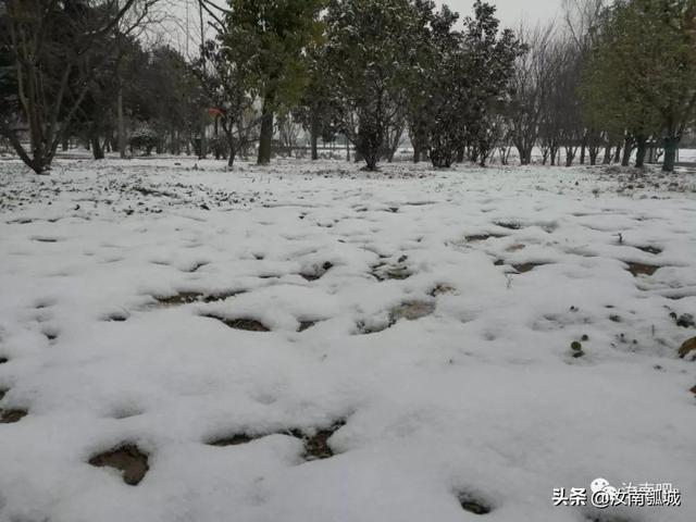 登高望远天中山，雪后的汝南格外美