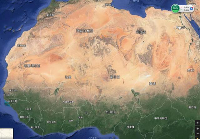 撒哈拉沙漠地图